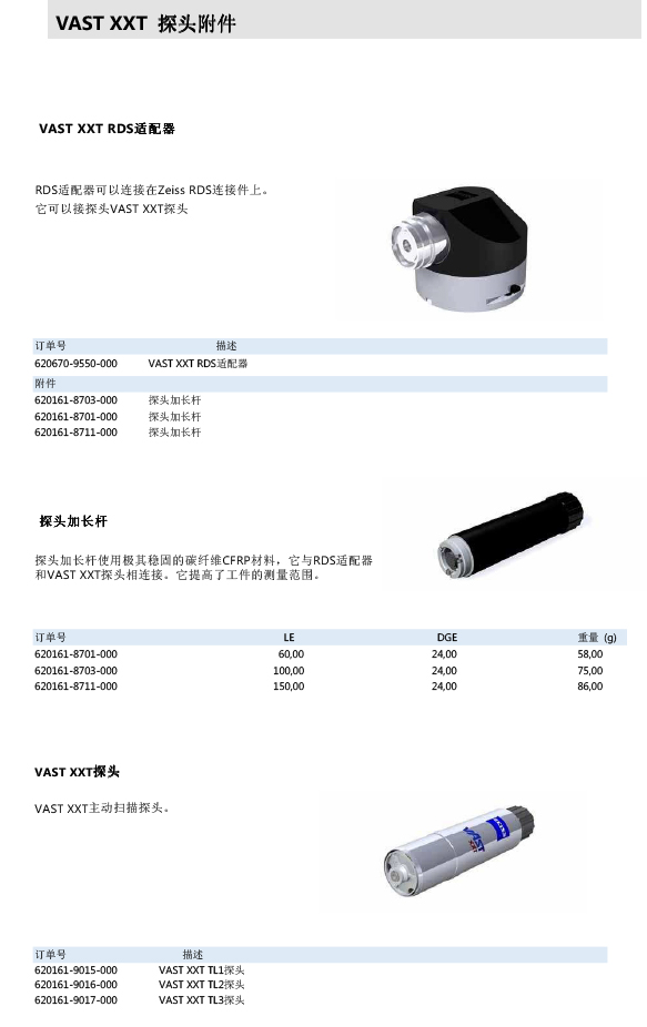 ZEISS 高品質(zhì) 德國原裝進口 M3探針目錄-56